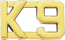 K9 1/2" Die Struck Letters
