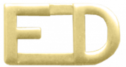 5/16" Die Struck FD Letter Combination