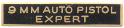 9MM Auto Pistol Expert Marksmanship Bar