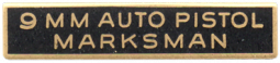 9MM Auto Pistol Marksman Bar
