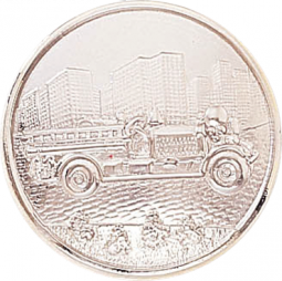 Old Fashioned Fire Truck Seal