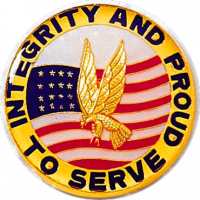 Integrity and Proud to Serve Seal