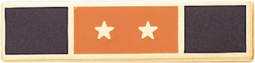3 Section Years of Service Recognition Bar w/2 stars in the center