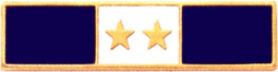 3 Section Years of Service Recognition Bar w/2 stars in the center