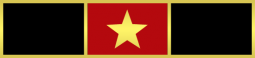 3 Section Years of Service Recognition Bar w/1 star in center
