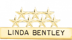 Quality Custom Name Bar w/7 stars