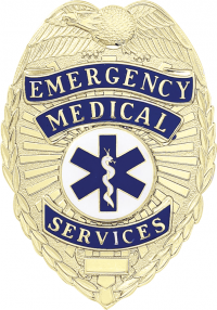 Emergency Medical Services Shield with Eagle- Stock Item
