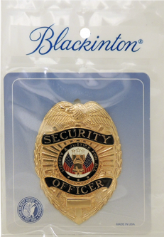 Security Officer Shield Badge with Eagle- Stock Item