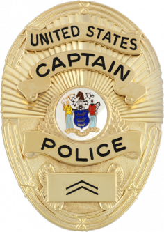 Oval Badge with Applied Panels