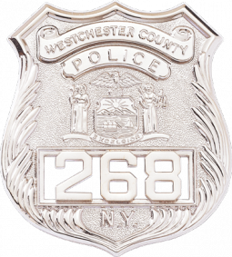 New York Shield Badge with Applied Characters