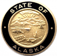 State of Alaska One Color Seal