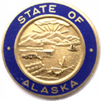 State of Alaska One Color Seal