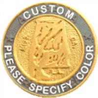 One Color State of Alabama Great Seal