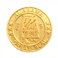 State of Alabama one Color Great Seal