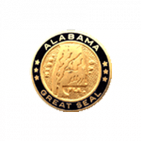 One Color Alabama State Seal