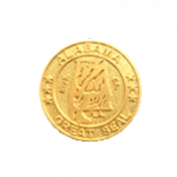 One Color Alabama State Seal