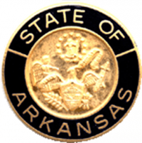 One Color State of Arkansas Seal