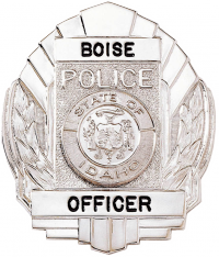 Badge with Wreath Sides