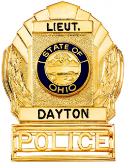 Badge with Open Bottom Rectangular Panel