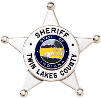 Five Point Star Badge with Circular Panel