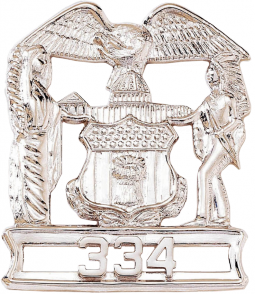 Eagle Badge with Open Bottom Panel