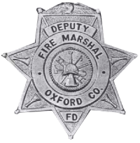 Seven Point Star Fire Badge