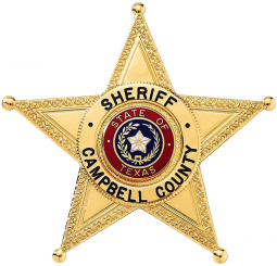 Five Point Star Badge with Circular Panel