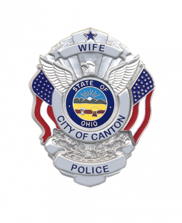 Badge with Flags and Eagle