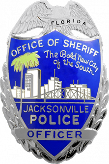 Jacksonville Sheriff Badge with Eagle on top