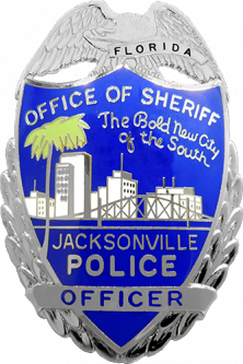 Jacksonville Police Wallet Badge
