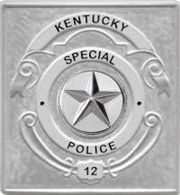 Square Badge with Decorative Center