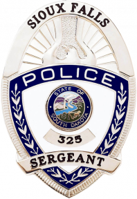 Oval Police Shield with Eagle