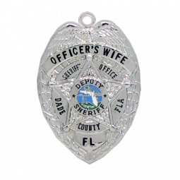 Dade County Sheriff's Office Badge Charm with Ring