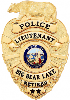 Shield Badge with Bear