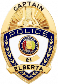 Colored Shield on Oval Badge