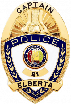 Colored Shield on Oval Badge