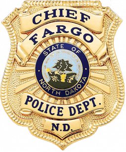 Shield Badge with Rays in the Background