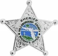 5 Point Florida Hillsborough County Sheriff's Star Badge