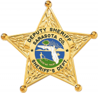 5-Point Florida Star Badge with Circular Panel