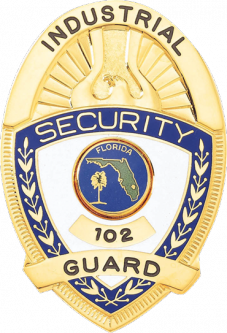 Semi-Custom Oval Security Badge