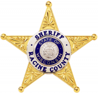 Five Point Star Badge with Circular Panel