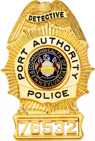 Sunburst Badge with Eagle and Area for Applied Characters