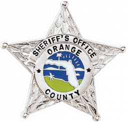 Five Point Florida Star Badge with Circular Panel