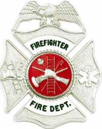 Maltese Cross Badge with Eagle