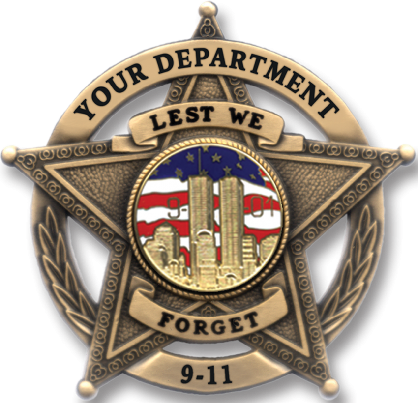 9-11-01 Remembrance 5 Point Star