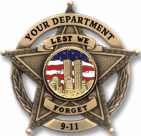 9-11-01 Remembrance 5 Point Star