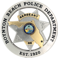 Circle Badge with Star Cut-Out