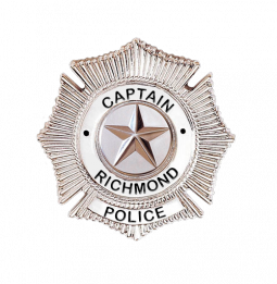 Sunburst Maltese Cross Badge with Circular Panel