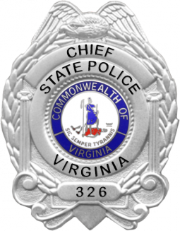 Circular Shield with Eagle on Top