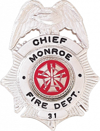 Sunburst Badge with Eagle